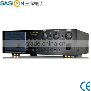 SASION AV-735US Karaoke Home Amplifier With USB SD FM EQ Display thumbnail-1