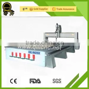 QL-1325 Pneumatic Double Heads Simple Designs Modern Wood Door 3 Axis Atc Wood Router Machine for Sale thumbnail-4