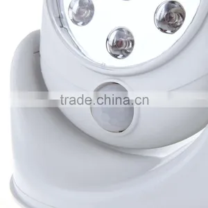 Cordless Activated Motion Sensor Night Lights 360 Degree Rotation 7 LED Light (Require 4 * AA Batteries) thumbnail-2