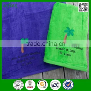 China Factory Wholesale Lot of Promo Embroidered Beach Towels for Adults thumbnail-1