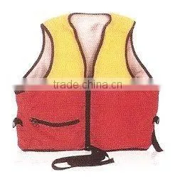 Yellow& Red Life Jacket thumbnail-1