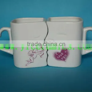 YF28026 Heart Shape Handle Valentine Mug thumbnail-1