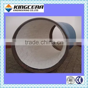 Alumina CERAMIC PIPE ELBOWS WITH STEEL JACKET thumbnail-3