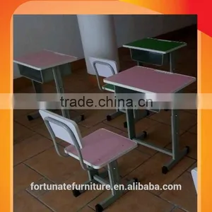 Primary School Cheap Model Adjustable Height Student Table and Chair thumbnail-1