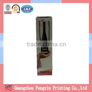 Fashional Design Free Custom Newest Paper Bottle Wine Gift Bag thumbnail-3