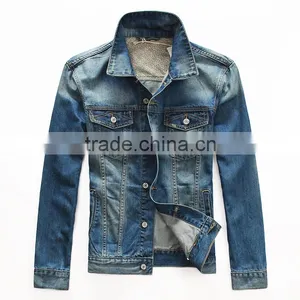 Latest Design Mens Vests 2015 New Fashion Blue Motorcycle Biker Denim Vest thumbnail-2
