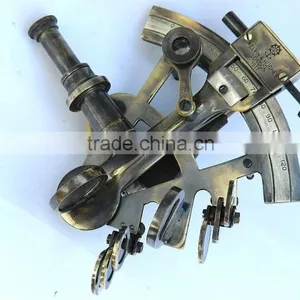 Antique Nautical Brass Vintage Sextant- Promotional Gift Sextant 1037 thumbnail-5