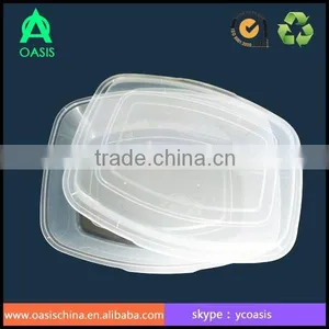 Food Grade pp Material Disposable Plastic Food Container 3600ml thumbnail-1