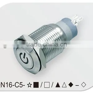 Dot Illuminated 16mm Push Button Switch thumbnail-1
