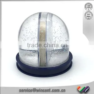 Unique Photo Frame 9*9cm Custom Christmas Snow Dome thumbnail-3