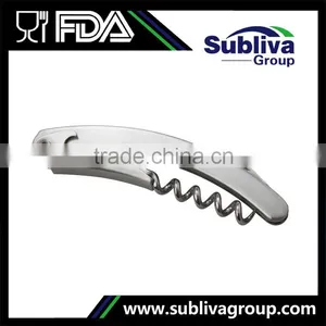Heavy Ducy Knife Stainless Steel Curved Wine Corkscrew Opener thumbnail-1