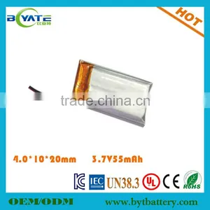 China Cheap Rechargeable 3.7v 55mah Wireless Charging Clip Battery Pack thumbnail-4