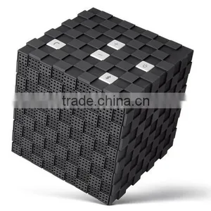 Free Shipping Output 8W Subwoofer Speaker Rubik's Cube Style Portable Wireless Bluetooth Speaker thumbnail-1