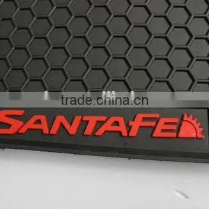 Easy Clean 4pcs Car Floor Mats For HYUNDAI SANTAFE thumbnail-4