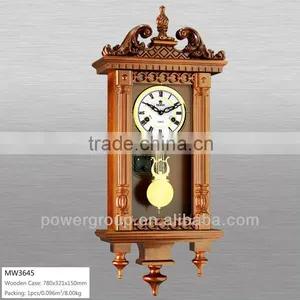 Three Legs Wall Clocks With Wooden Case Famous Mechnical Movement CE/FCC Standrad High Quality MW3645 thumbnail-1