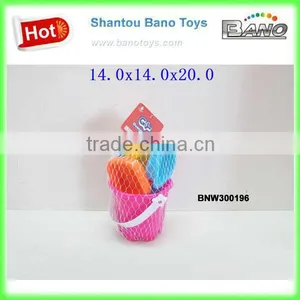 Child Plastic Sand Beach Bucket Set for Kids 7pcs BNW300196 thumbnail-1