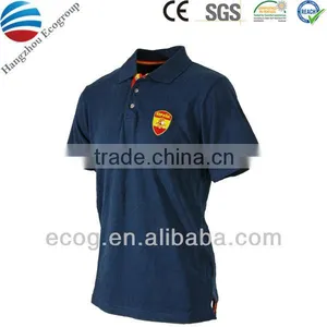Golf Polo Shirt Made of 100% Cotton Pique Sweat Absorbing, Custom Embroidery Logo thumbnail-1