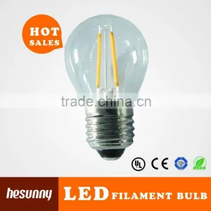 120V E26 S14 Led Filament Bulb Mini Globe 2W thumbnail-1