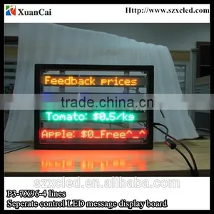 P3-7x96-4 Seperate Lines LED Display Panel thumbnail-2