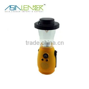 LED Dynamo Camping Light With Radio thumbnail-1