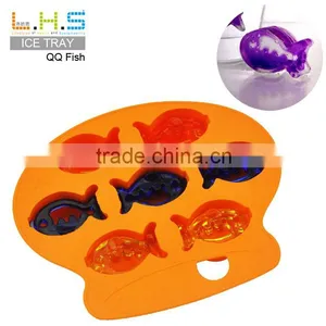 100% Food Grade Colorful Fishing Custom Ice Cube Tray thumbnail-1