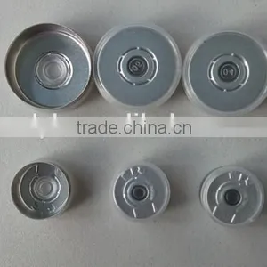 20mm Tear Flip Off Cap Transparent Color thumbnail-1