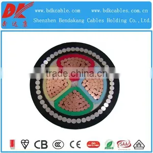 4c Power Cable 0.6/1kv Low Voltage Power Cable Steel Armored Cable thumbnail-1