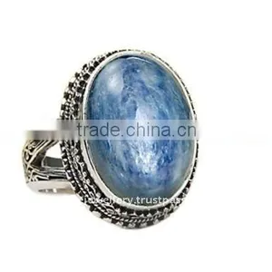 KRJ274388-0 Silver Blue Kyanite Jewelry thumbnail-1