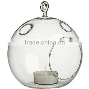 Borosilicate Glass Candle Holder, Onion Shape Candle Holder thumbnail-2