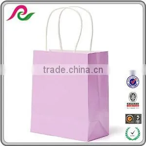 2016 Wholesale China Factory Recycled Colorful Kraft Paper Bag thumbnail-3