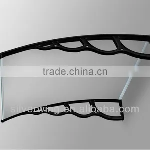 Economic Outdoor DIY Polycarbonate Plastic Awning Rain Door Cover thumbnail-3
