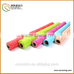 Wholesale Non Woven Wrapping Flesh Flower Paper Fabric thumbnail-1