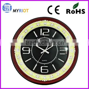 15 Inch Promotion Pretty Flower Frame Clock thumbnail-2