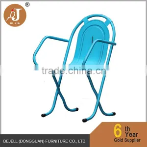 Factory Wholesale Cheap Blue Metal Chair Frames thumbnail-1