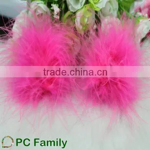 Fashion Fake Furball Pom Hair Flower for Kids Quality Choice thumbnail-1