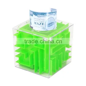 Children Gift Coin Bank Maze Saving Box Oem Plastic Money Box thumbnail-3