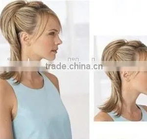 Yaki Straight Hair Extension Blond Color Indian Human Hair thumbnail-5