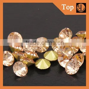 Orlando City Sells Well Glass Crystal Pointback Rhinestones thumbnail-4