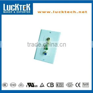 3 PORTS RCA AUDIO WALL PLATE thumbnail-1