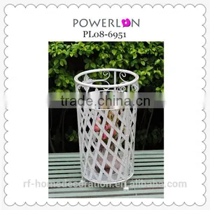 2016 New Design Iron Antique White Square Umbrella Bucket Holder thumbnail-2