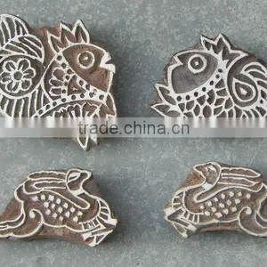 Wooden Printing Blocks Buy at Best Prices on India Arts Palace thumbnail-1