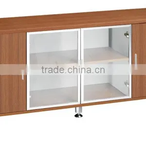 Wood Filing Cabinet With Glass Door Foshan Office Furniture PT-L024 thumbnail-1