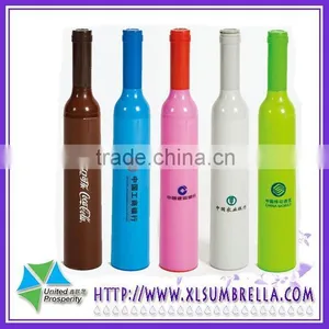 Wine Bottle Umbrella With UV Umbrella 21'' Manual Open thumbnail-3