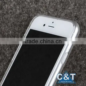 C&T Fashion Gold Mirror Face Mixed Tpu Gel Case Newest Design for Iphone 6 thumbnail-5