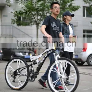 Mountain Bike 26 Inch 27-Speed Mountain Student Car Dual Shock Folding Bike High Carbon Exercise Bike thumbnail-6