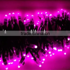 BLACK Wire IP68 DC12V Input 12mm Through-hole LED RGB Dump Node;100pcs a String thumbnail-4