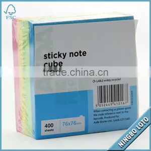Colored Sticky Cube Note Holder for Asda Stores thumbnail-1
