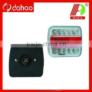 12v E-MARK Spuare LED Trailer Light thumbnail-1