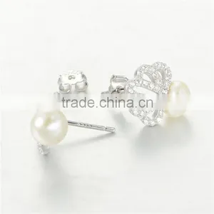 Freshwater Pearl Jewelry,Latest Design of Pearl Earrings for Women FE279 thumbnail-4