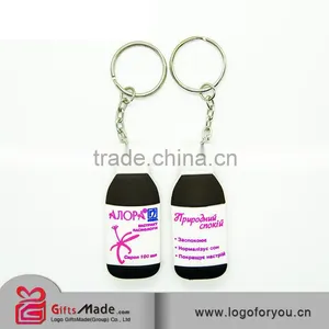 Trade Assurance Supplier 3D Rubber Custom Keyring thumbnail-3
